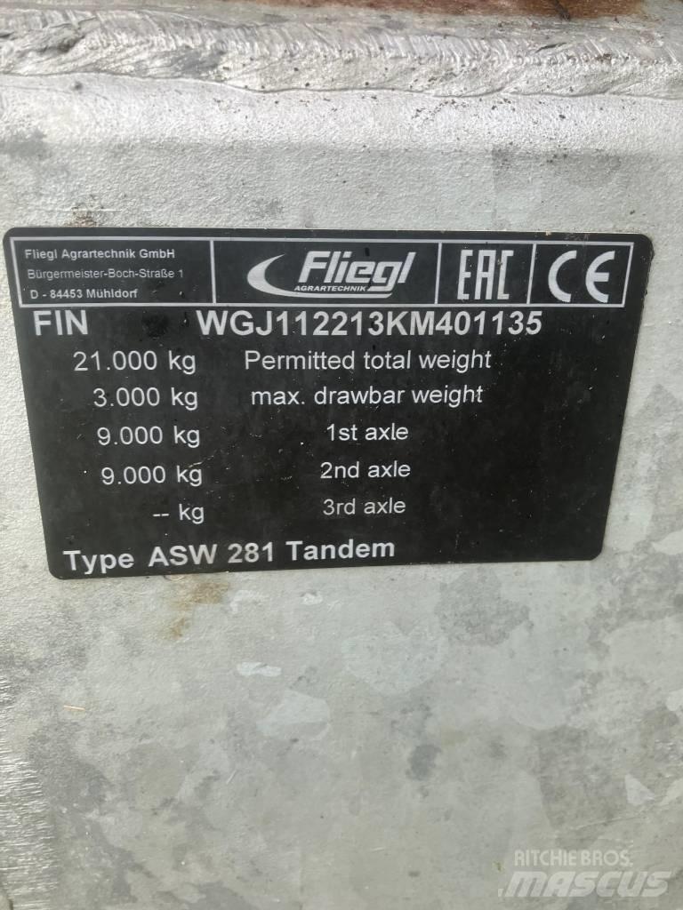 Fliegl asw 281 Outros reboques agricolas