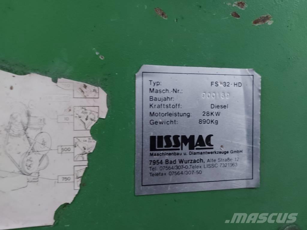 Lissmac FS 32 HD Serras para Betão e Pedra