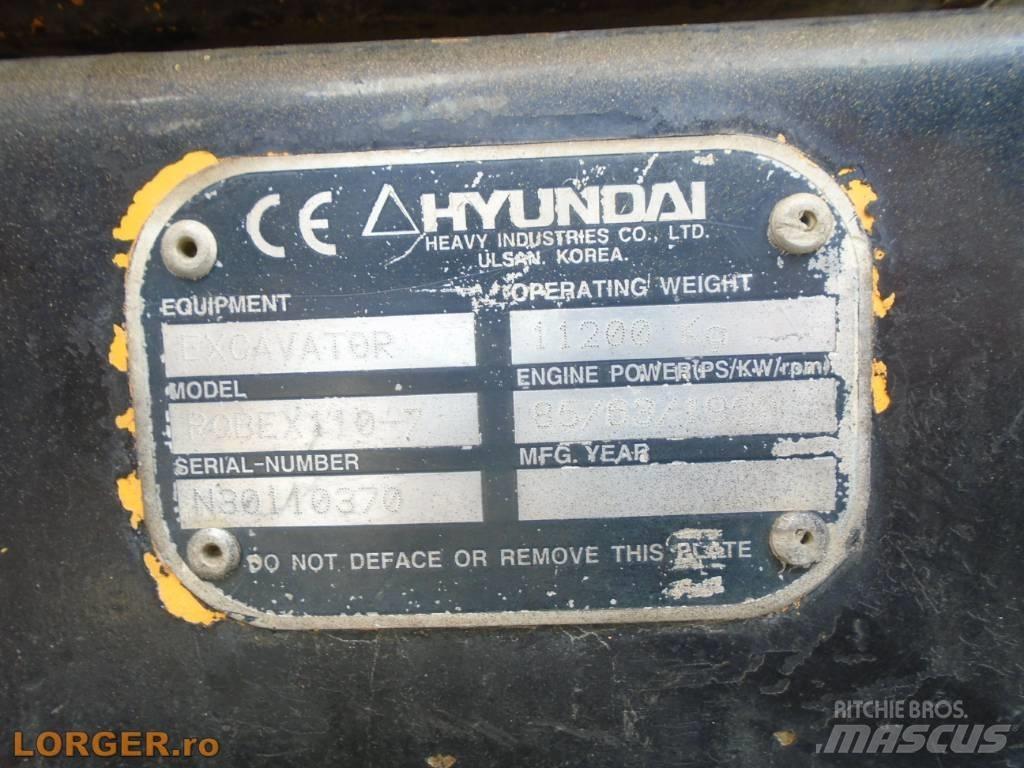 Hyundai Robex 110-7 Escavadeiras de esteiras