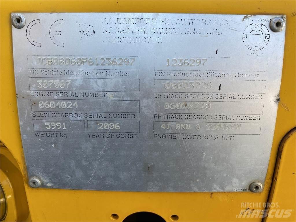 JCB 8060 Escavadoras de rodas