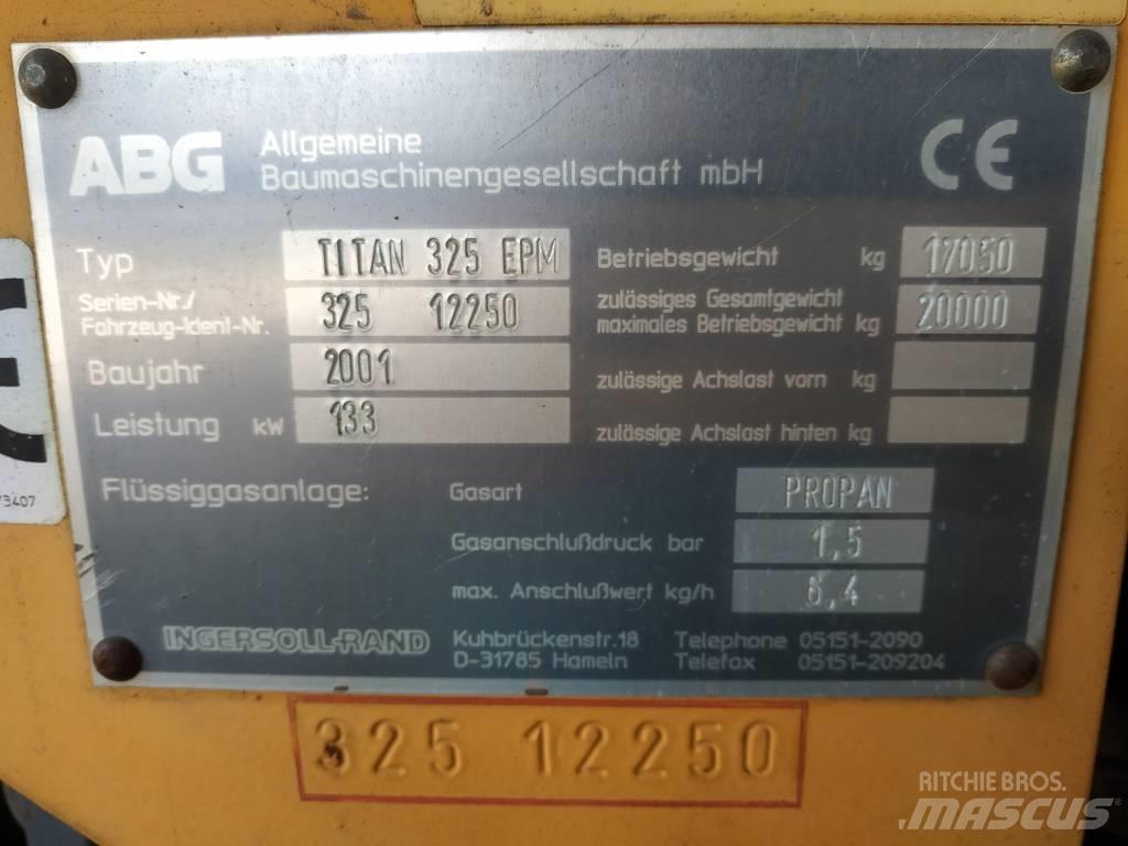 ABG Titan 325 EPM Espalhadoras de asfalto