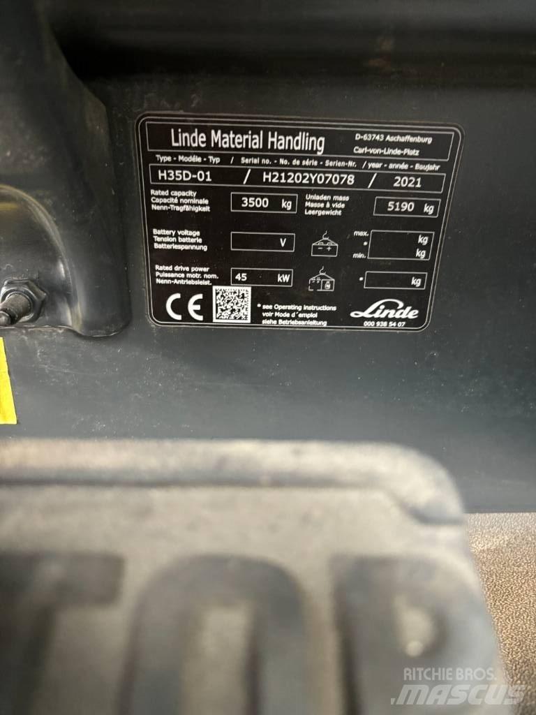 Linde H35D/1202 Empilhadores Diesel