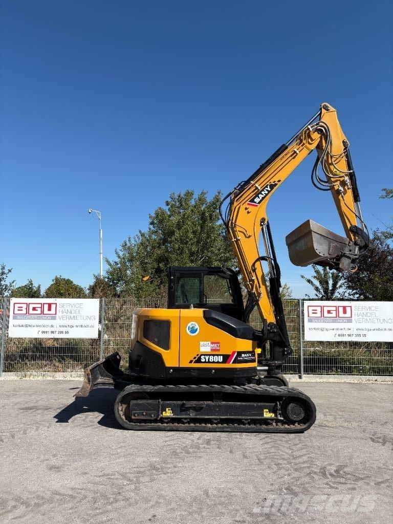 Sany SY 80 U Escavadoras Midi 7t - 12t