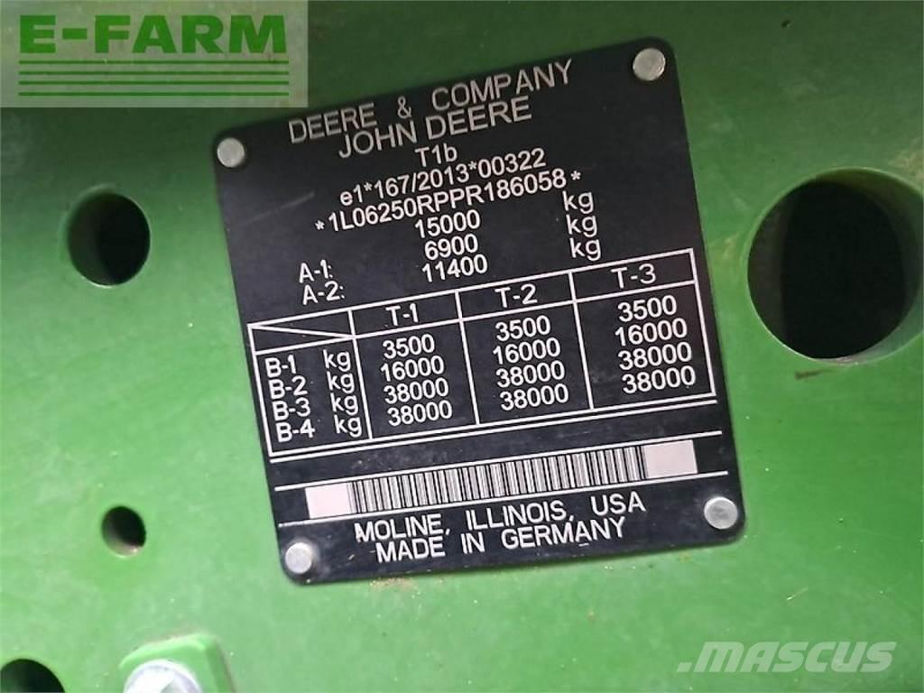 John Deere 6r250 Tratores Agrícolas usados