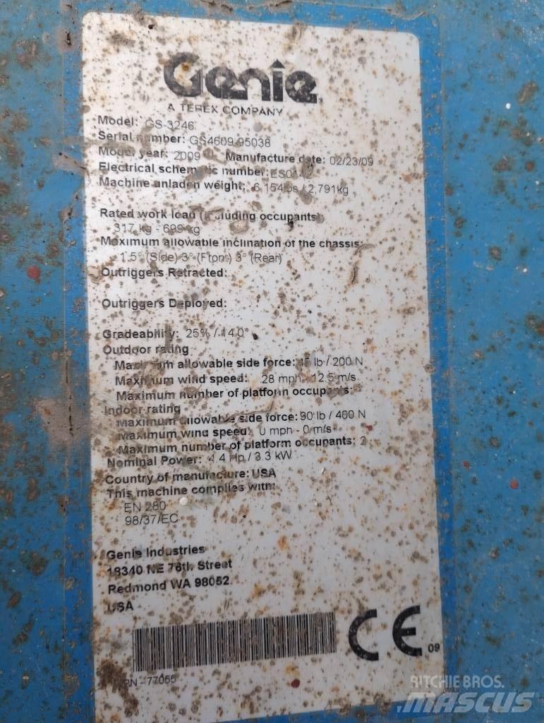 Genie GS 3246 Elevadores de tesoura