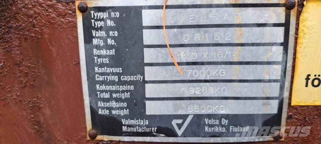 Velsa 7000kg Reboques Agrícolas basculantes