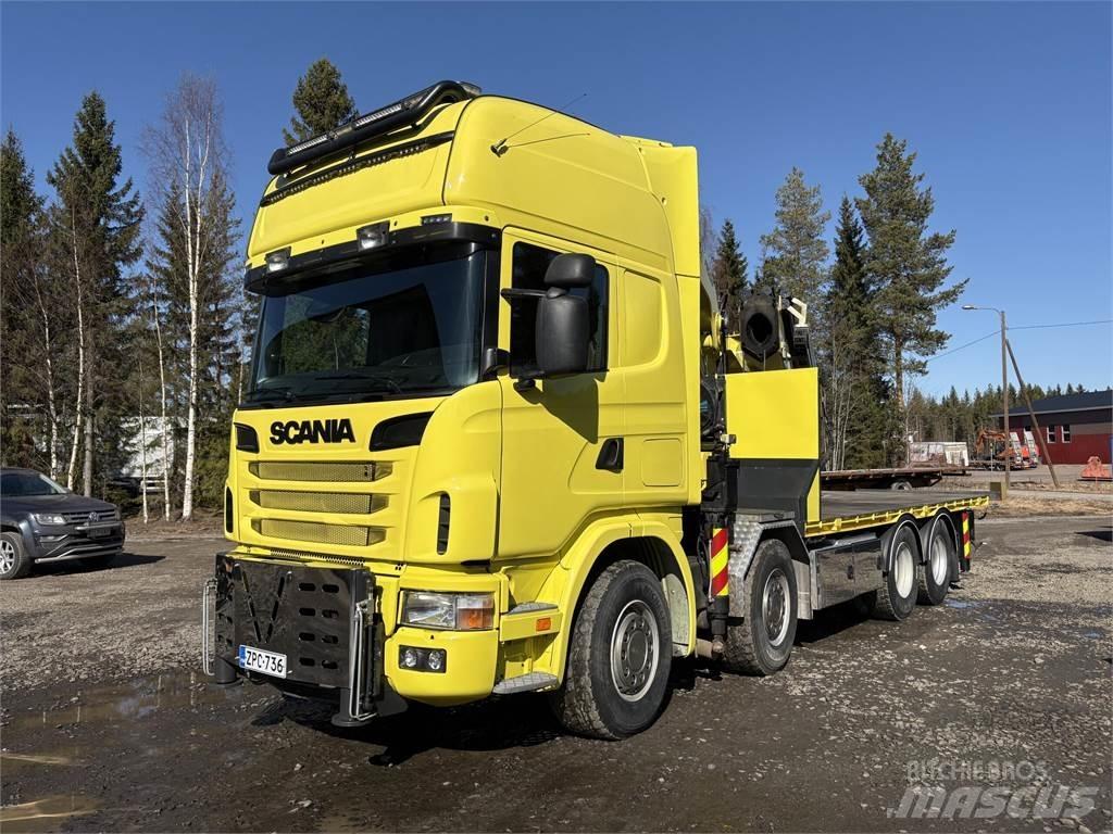 Scania R164G 8*4 Camiões grua