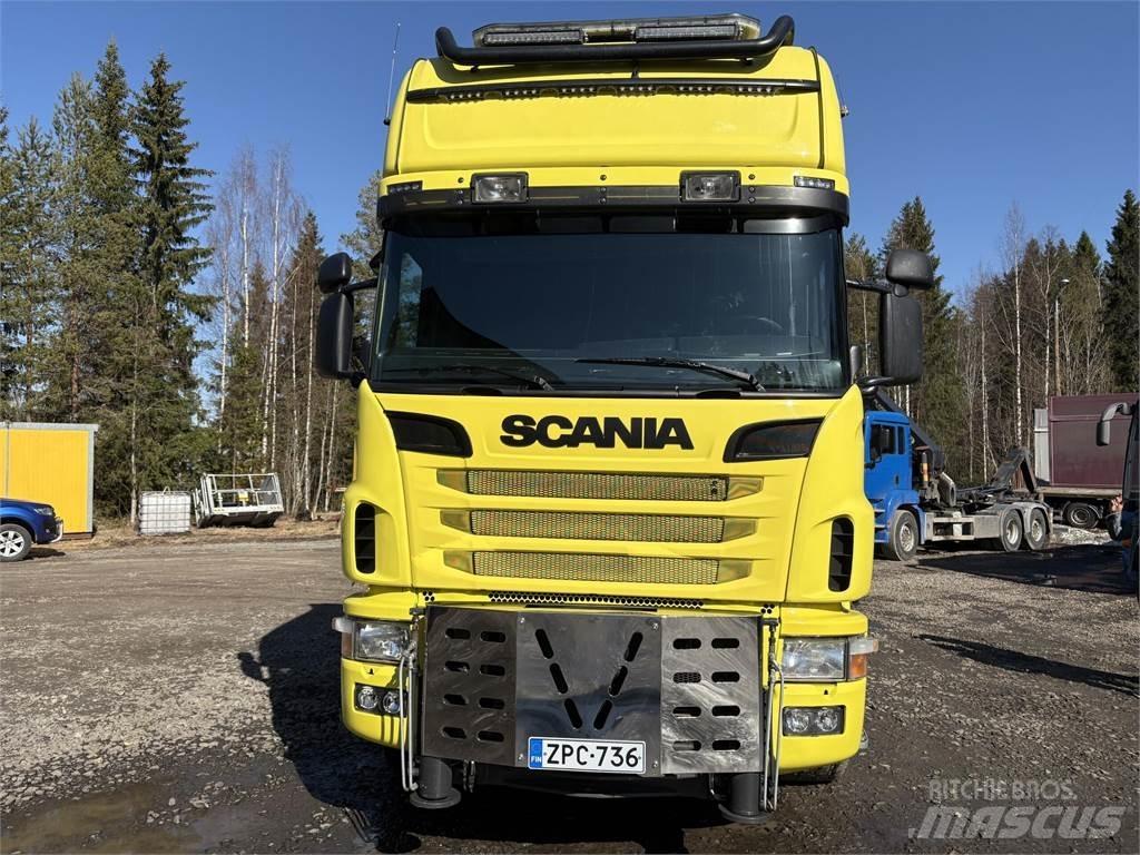 Scania R164G 8*4 Camiões grua