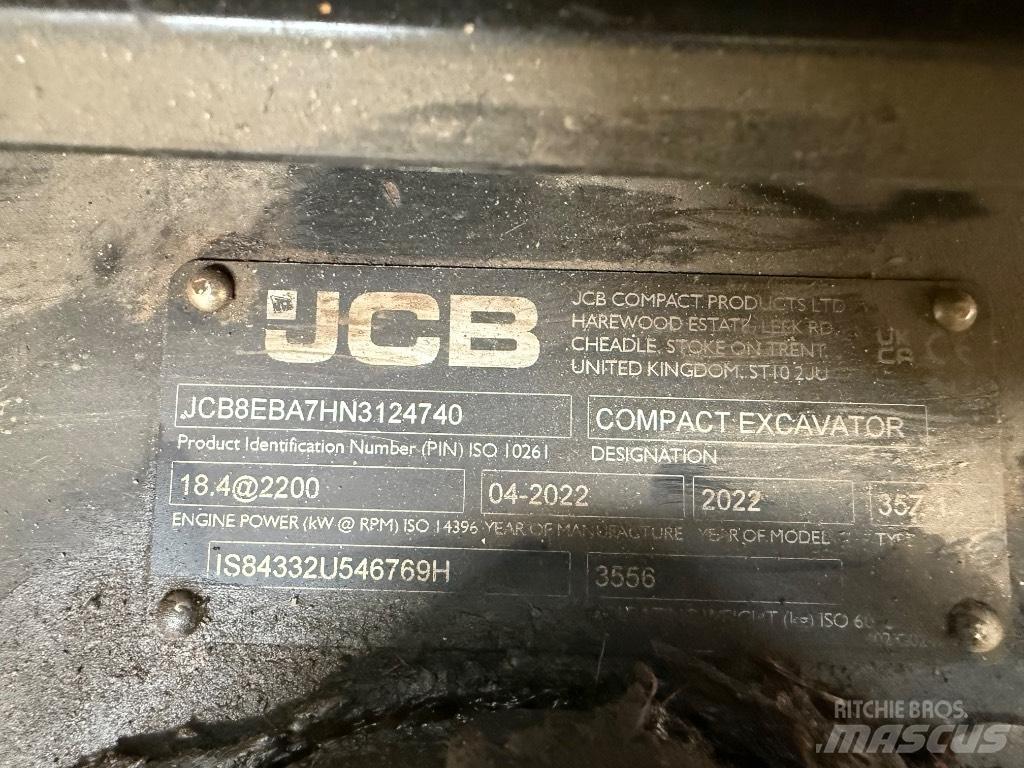 JCB 35Z-1 Miniescavadeiras