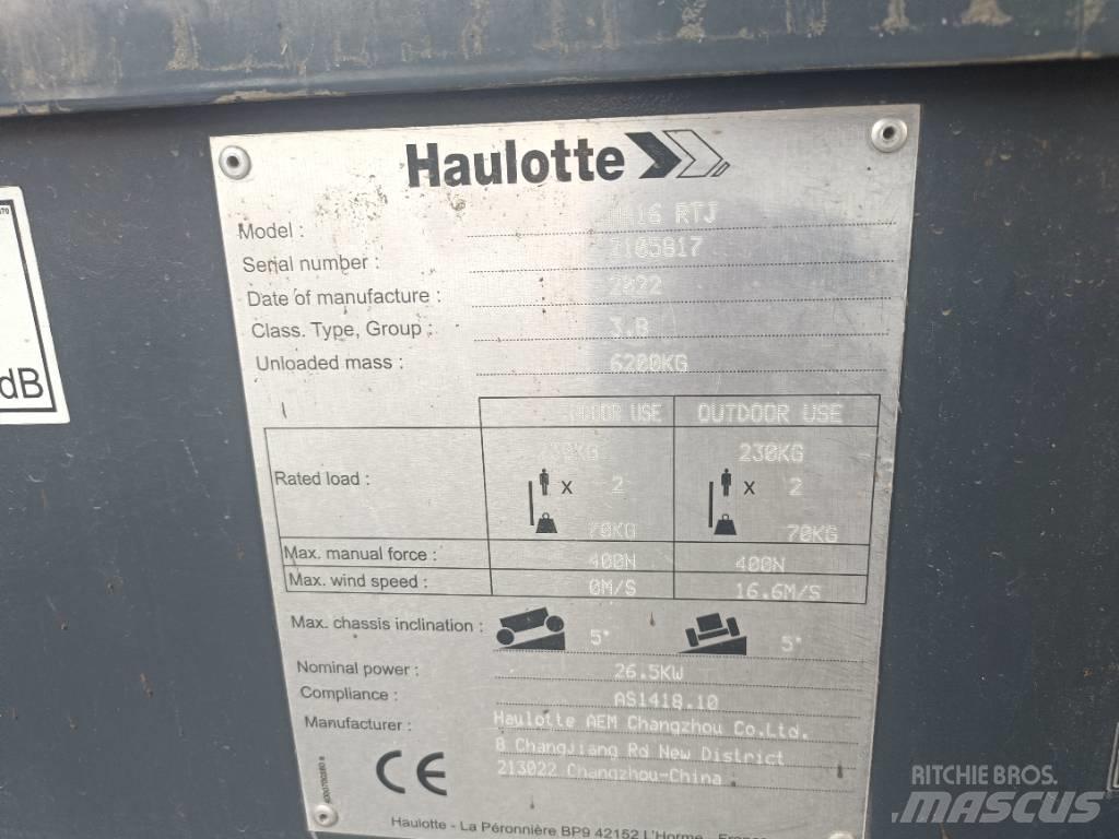 Haulotte HA16RTJ Elevadores braços articulados