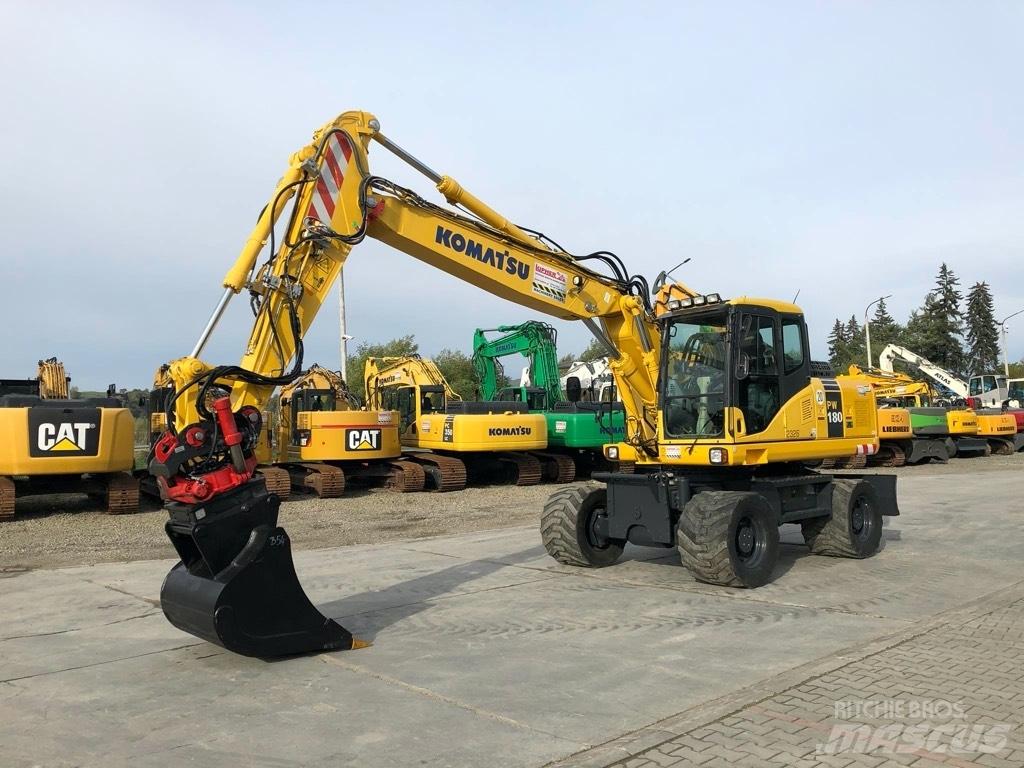 Komatsu PW180-7EO Escavadoras de rodas