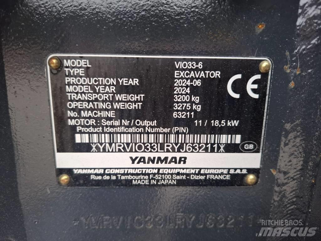 Yanmar Vio 33-6 Miniescavadeiras