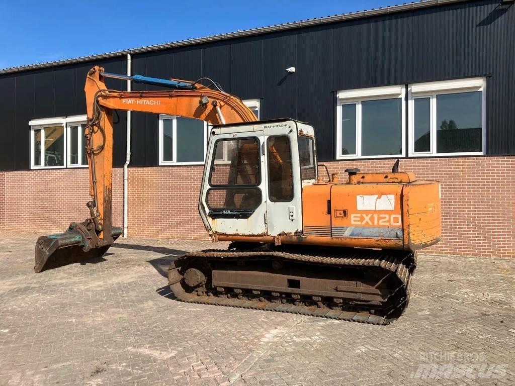 Fiat Hitachi EX120 Escavadeiras de esteiras