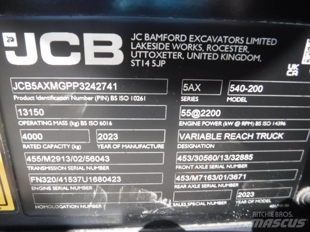 JCB 540-200 Manipulador telescópico