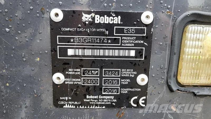Bobcat E35 - 3500 KG Miniescavadeiras