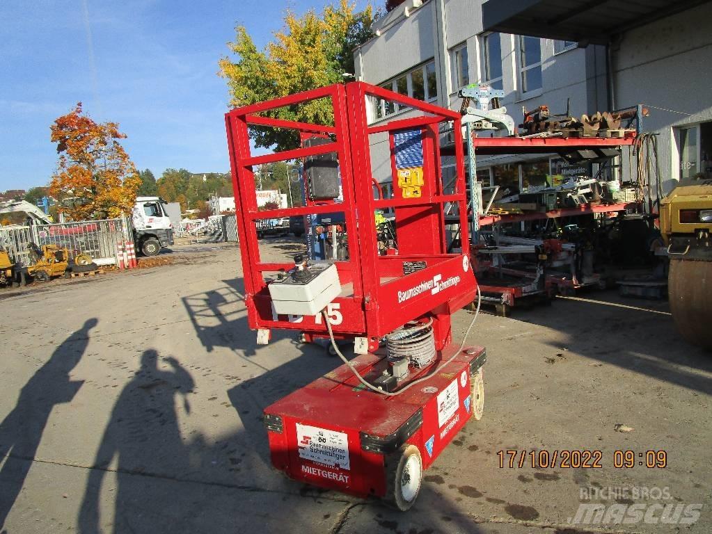 PB 75 Hubroller Plataformas de braço compactas auto-propulsão