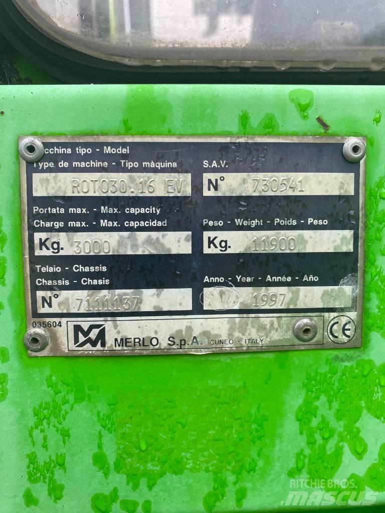Merlo Roto 30.16 EV Manipulador telescópico