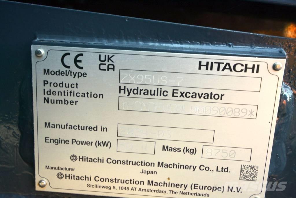 Hitachi ZX 95 US-7 Escavadoras Midi 7t - 12t