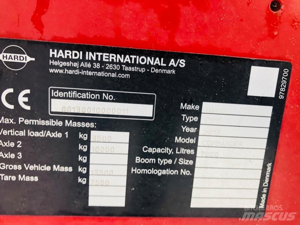 Hardi Commander 7000 Pulverizadores rebocados