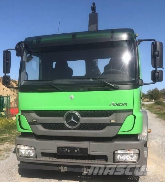 Mercedes-Benz 1829 Camiões caixa desmontável com elevador de cabo