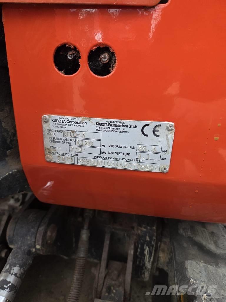 Kubota U 10-3 Miniescavadeiras