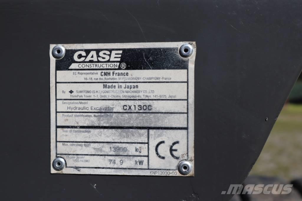 CASE CX130C Escavadeiras de esteiras