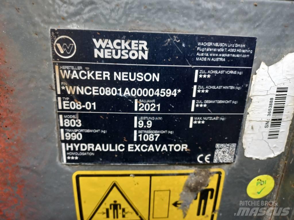 Wacker Neuson 803 Escavadeiras de esteiras