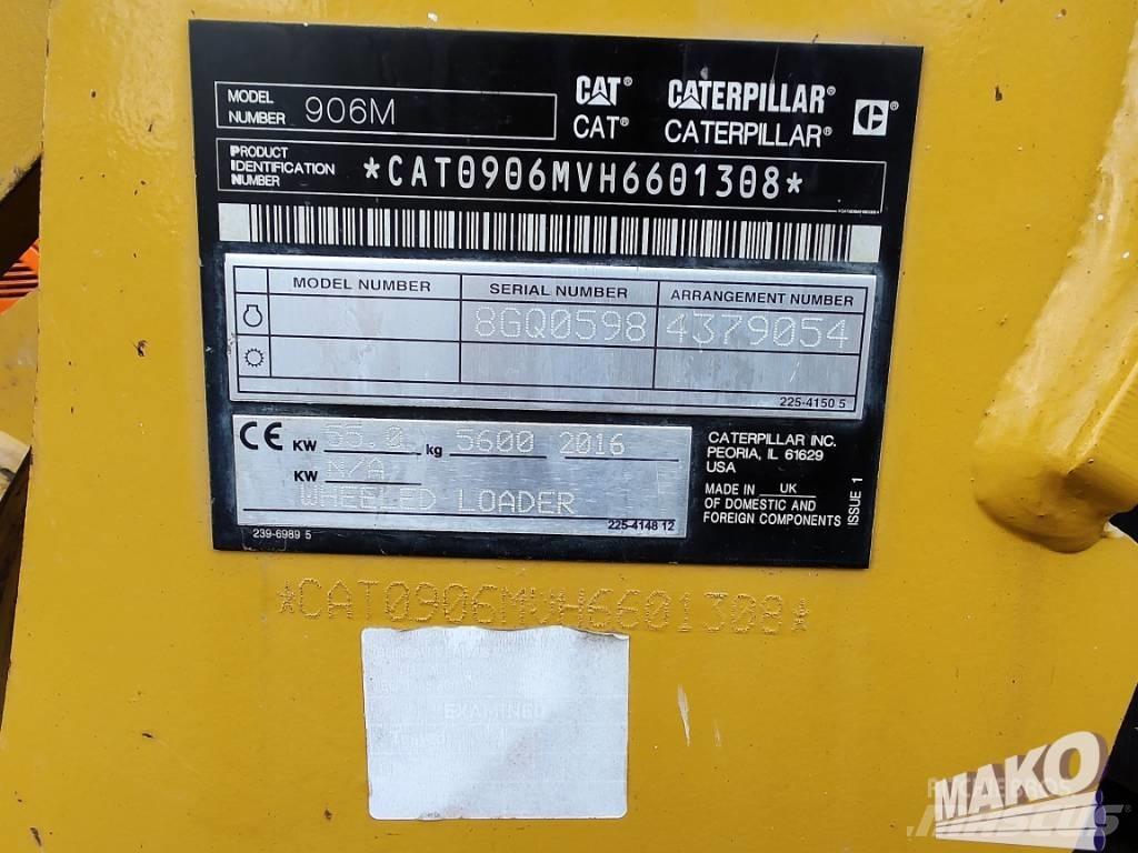 CAT 906 Carregadeiras de rodas