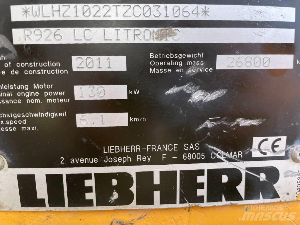 Liebherr R 926 LC Escavadeiras de esteiras