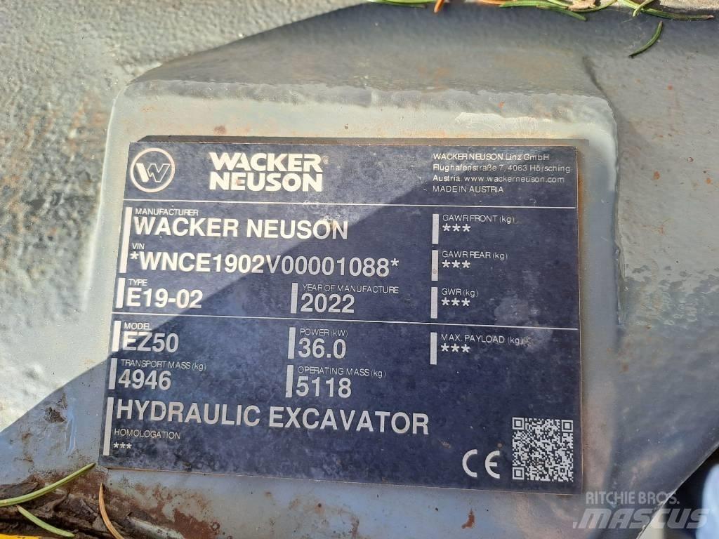 Wacker Neuson EZ50 Escavadeiras de esteiras