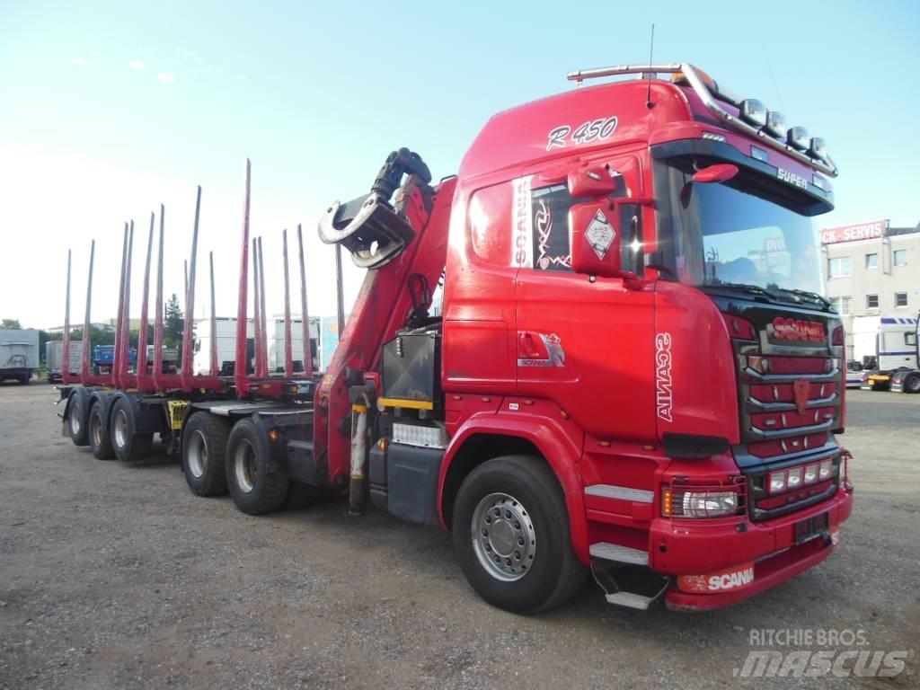 Scania R 450 Caminhões de transporte de troncos