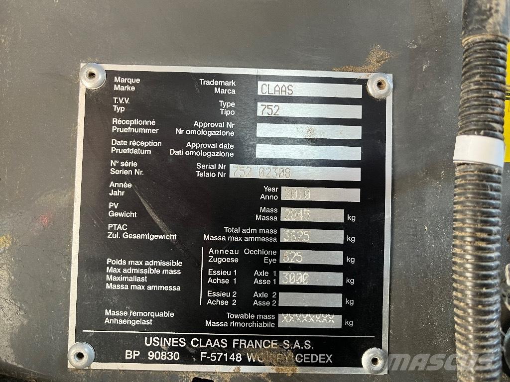 CLAAS Variant 380 Enfardadeira de rolos