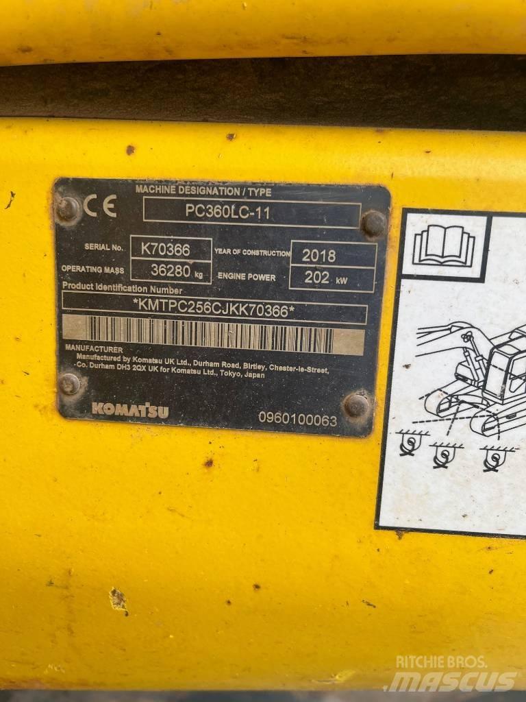 Komatsu PC360LC-11 Escavadeiras de esteiras