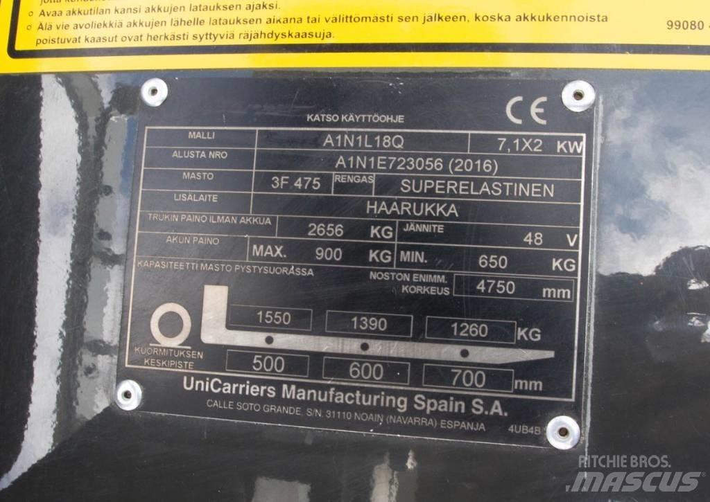UniCarriers A1N1L18Q Empilhadores eléctricos