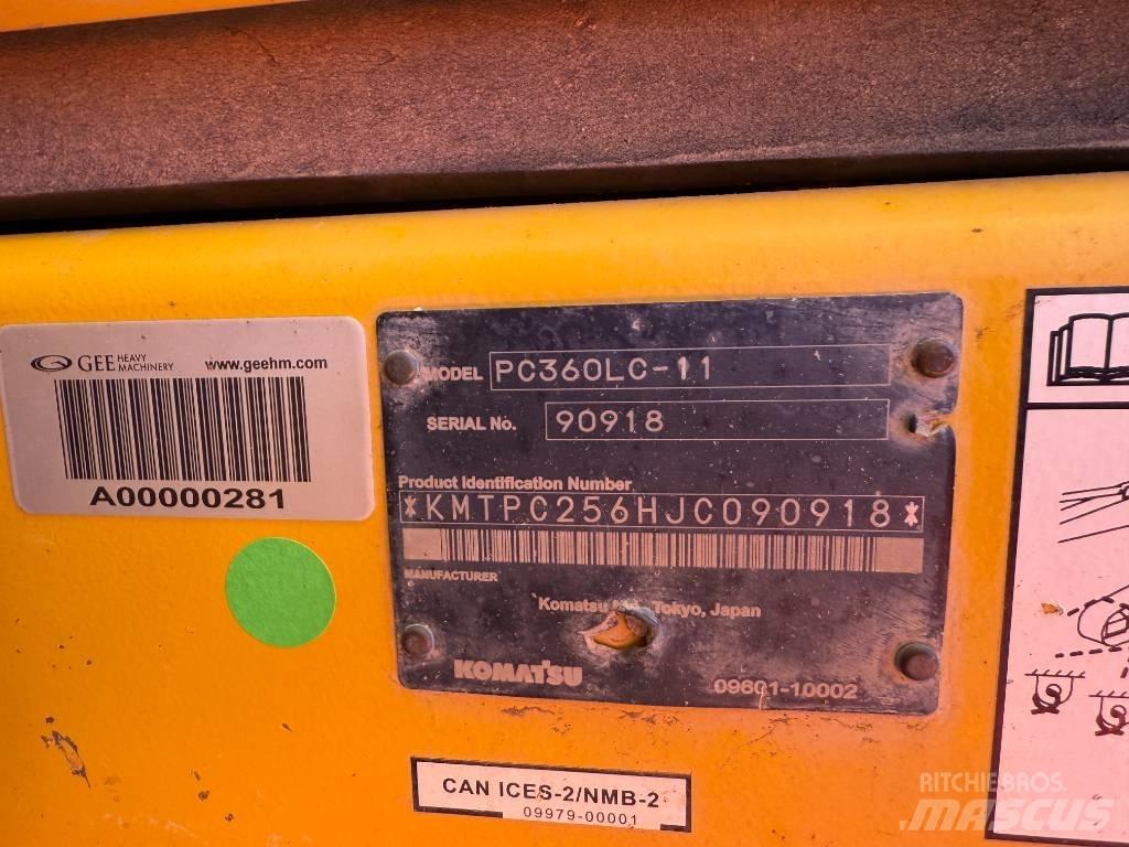 Komatsu PC360LC-11 Escavadeiras de esteiras