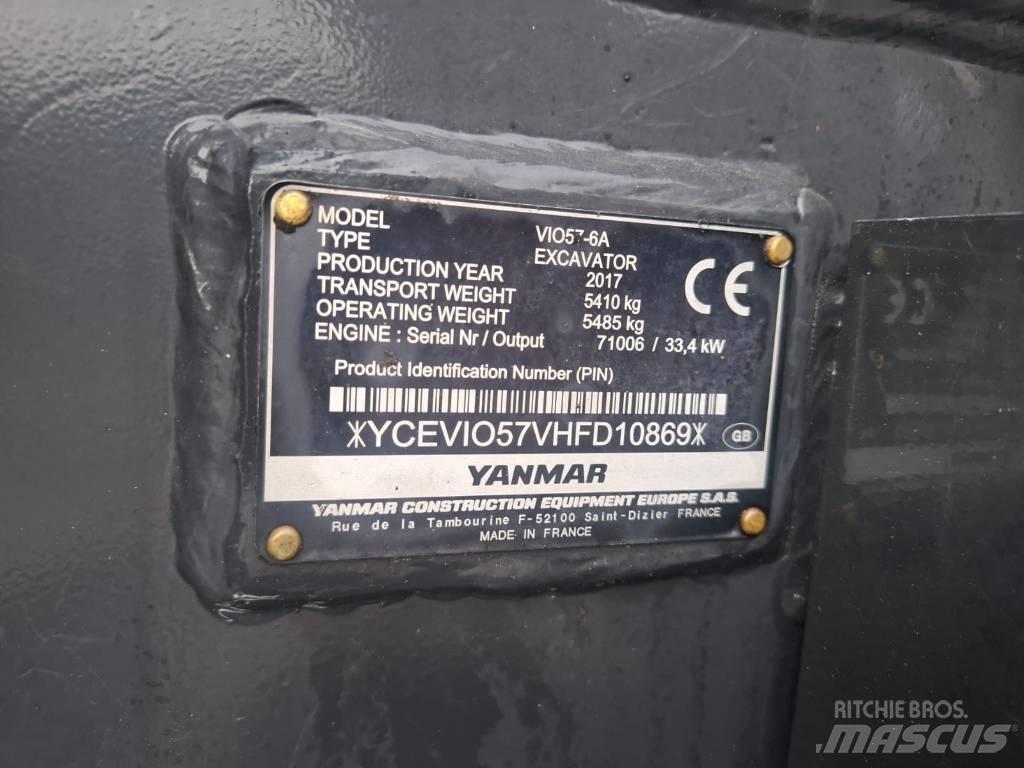 Yanmar Vio 57-6A Miniescavadeiras