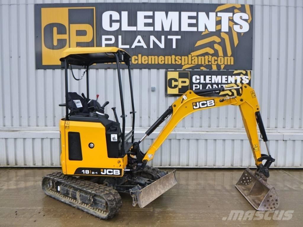 JCB 18Z-1 Miniescavadeiras