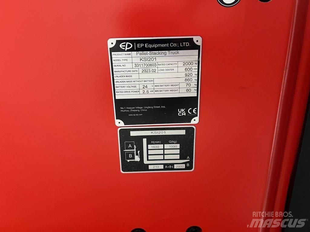 EP KSI201 Empilhador para operador externo
