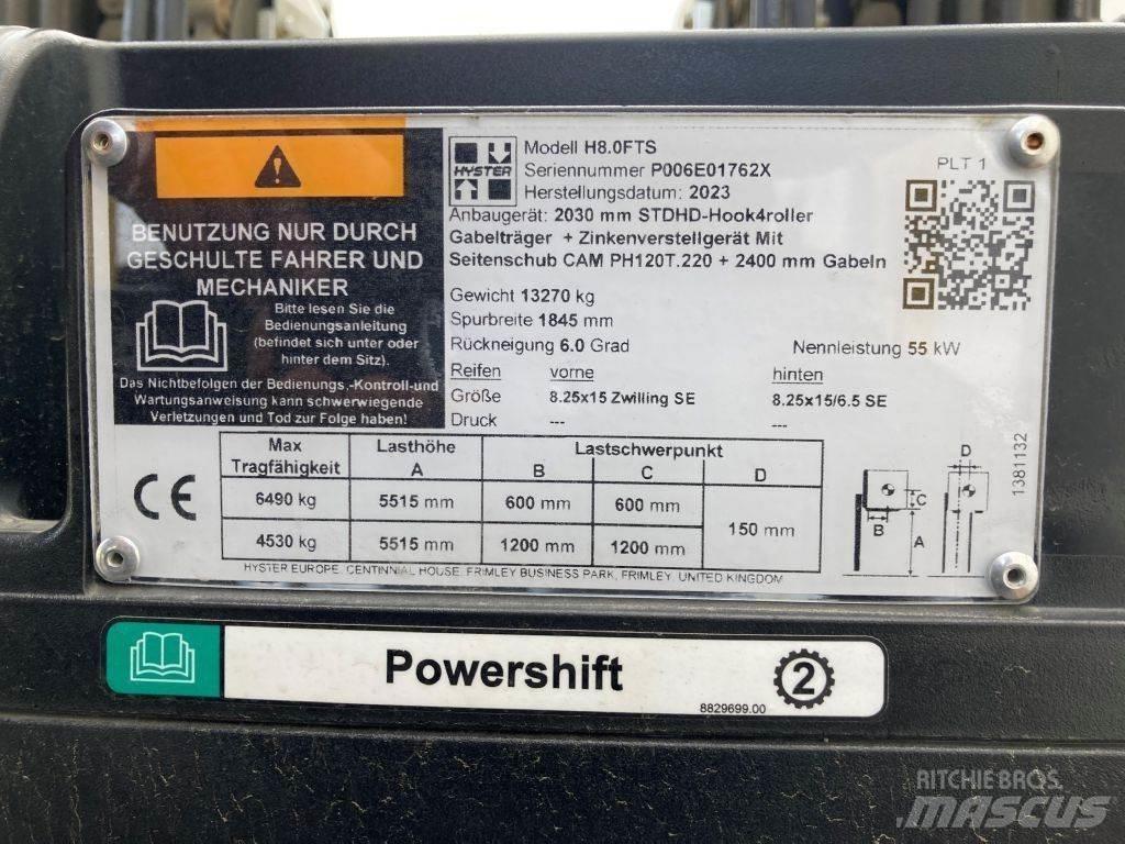 Hyster H 8.0 FTS Empilhadores Diesel