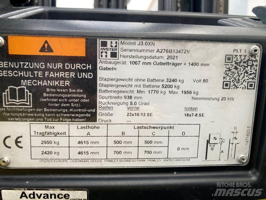 Hyster J 3.0 XN Empilhadores eléctricos
