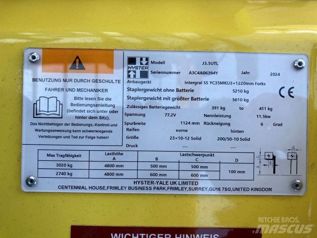 Hyster J 3.5 UTL Empilhadores eléctricos