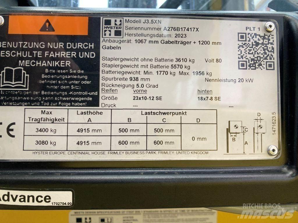 Hyster J 3.5 XN Empilhadores eléctricos