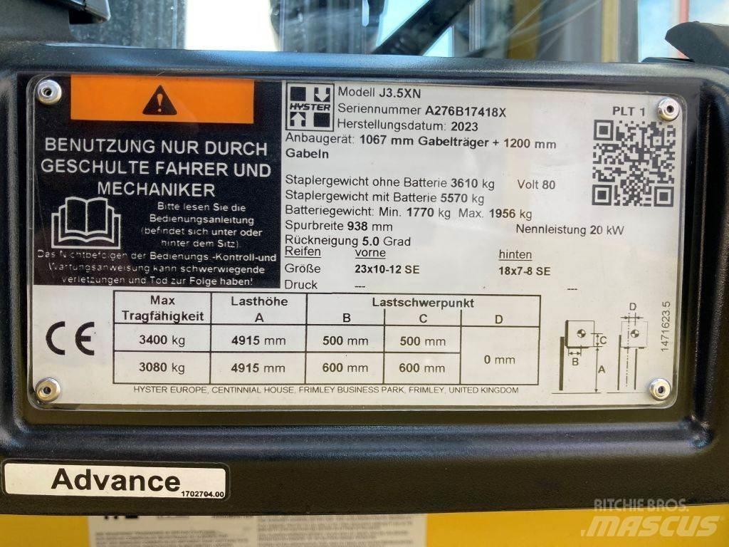 Hyster J 3.5 XN Empilhadores eléctricos