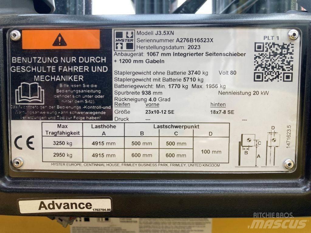 Hyster J 3.5 XN Empilhadores eléctricos