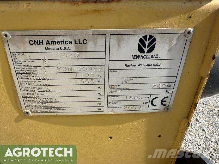 New Holland 570 Enfardadeira de rolos