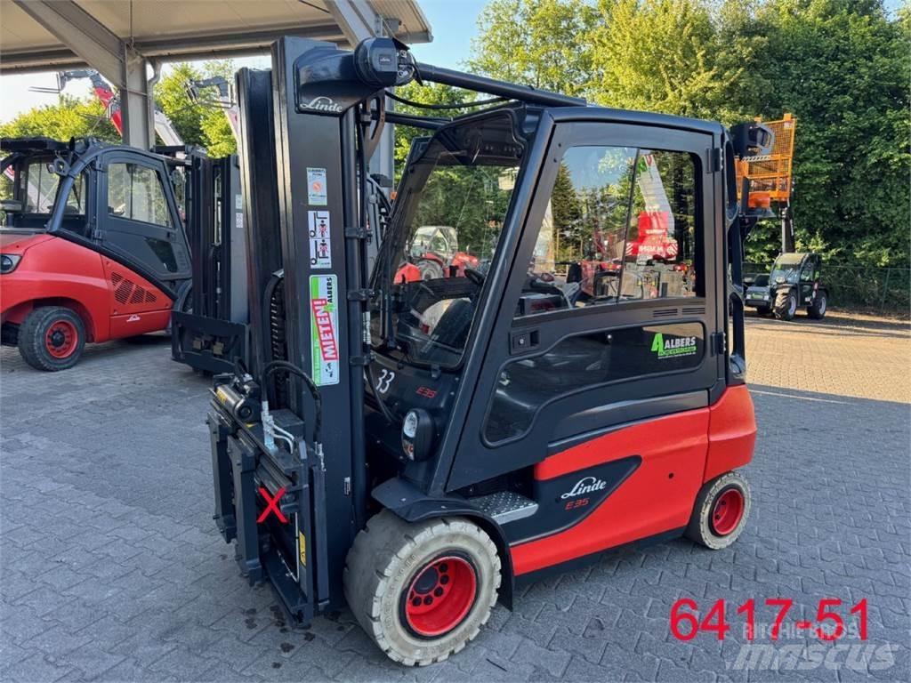 Linde E 35 L 01 Empilhadores eléctricos