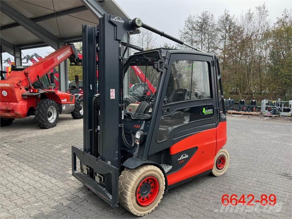 Linde E 50 HL 01 Empilhadores eléctricos