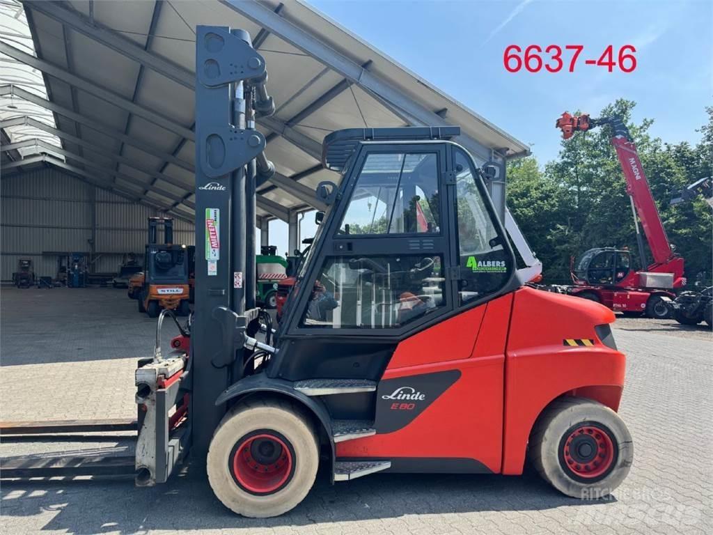 Linde E 80 - 01 / 900 Empilhadores eléctricos