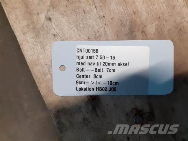  16'' 7.50-16 Reboques Agrícolas basculantes