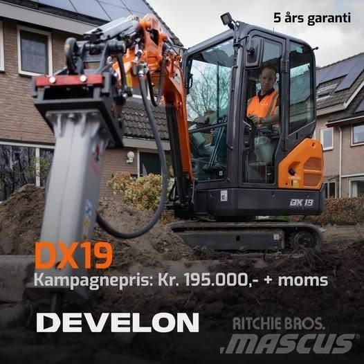 Develon DX19-7 Miniescavadeiras
